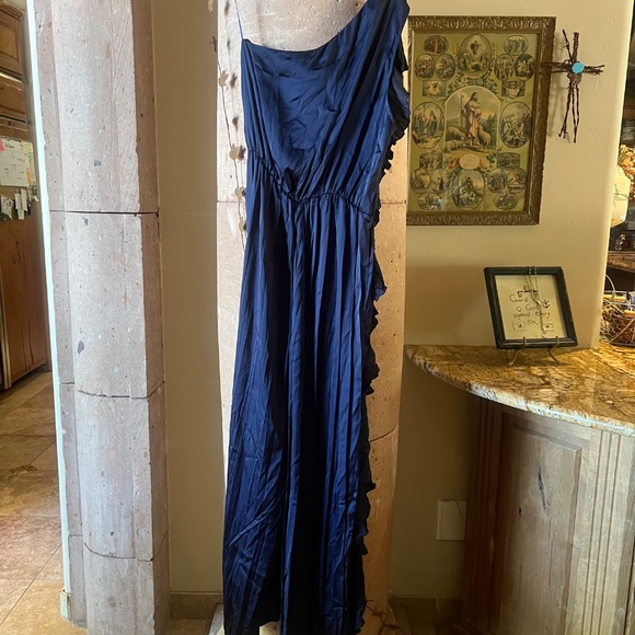 NWT Zara jumpsuit size S blue - Picture 5 of 9